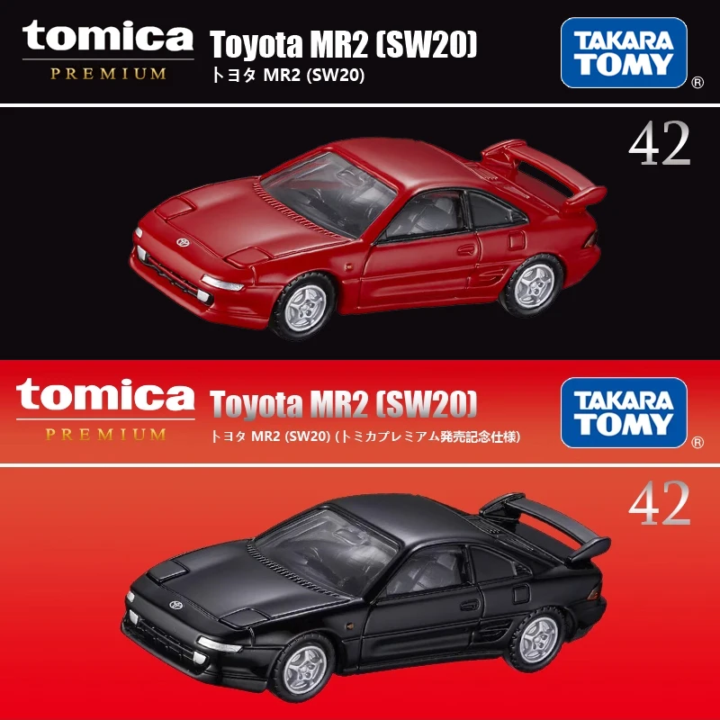 Takara Tomy Tomica Premium coche No.42 Toyota MR2 SW20 juguetes para niños vehículo 1/64 vehículos fundidos a presión modelo regalo de cumpleaños