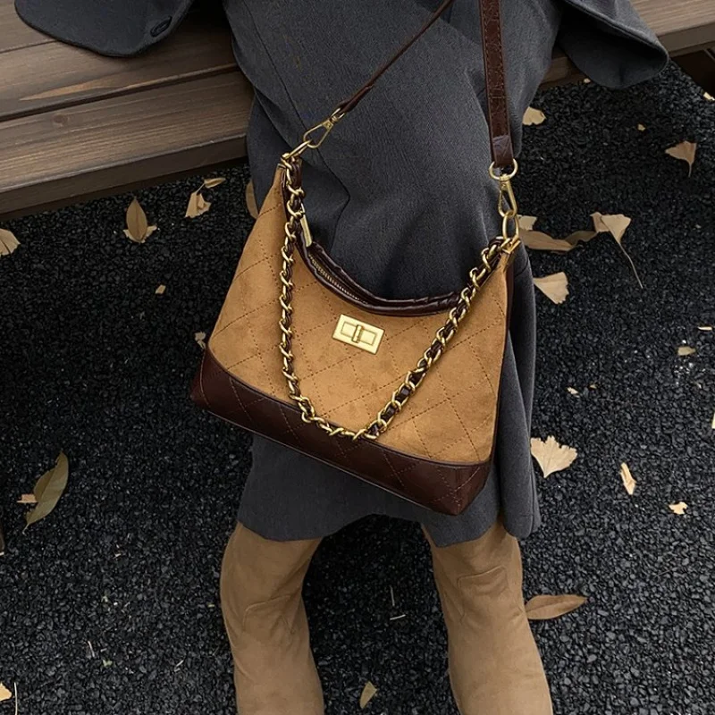 

Роскошная женская сумка через плечо из кожи премиум-класса, высококачественная парижская элегантная винтажная повседневная сумка ​