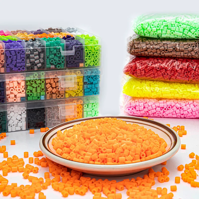 

1000pcs/Bag 2.6mm Fuse Beads Compatible with Hama Perler Iron Beads DIY Craft Toys for Kids