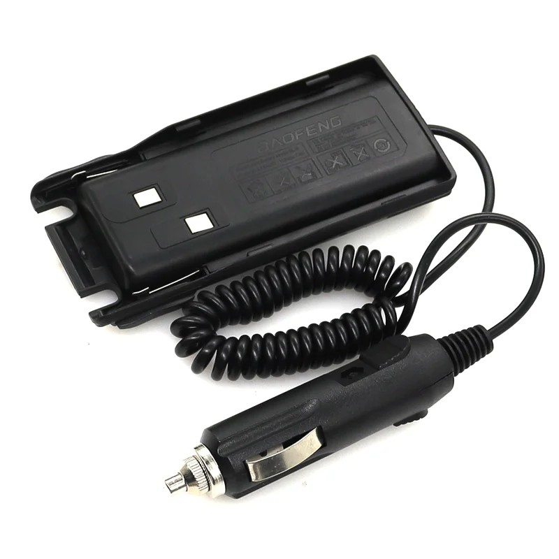 Baofeng UV82 Car Charger Battery Eliminator Adapter For BF-UV-82 Radio Walkie Talkie Y3ND