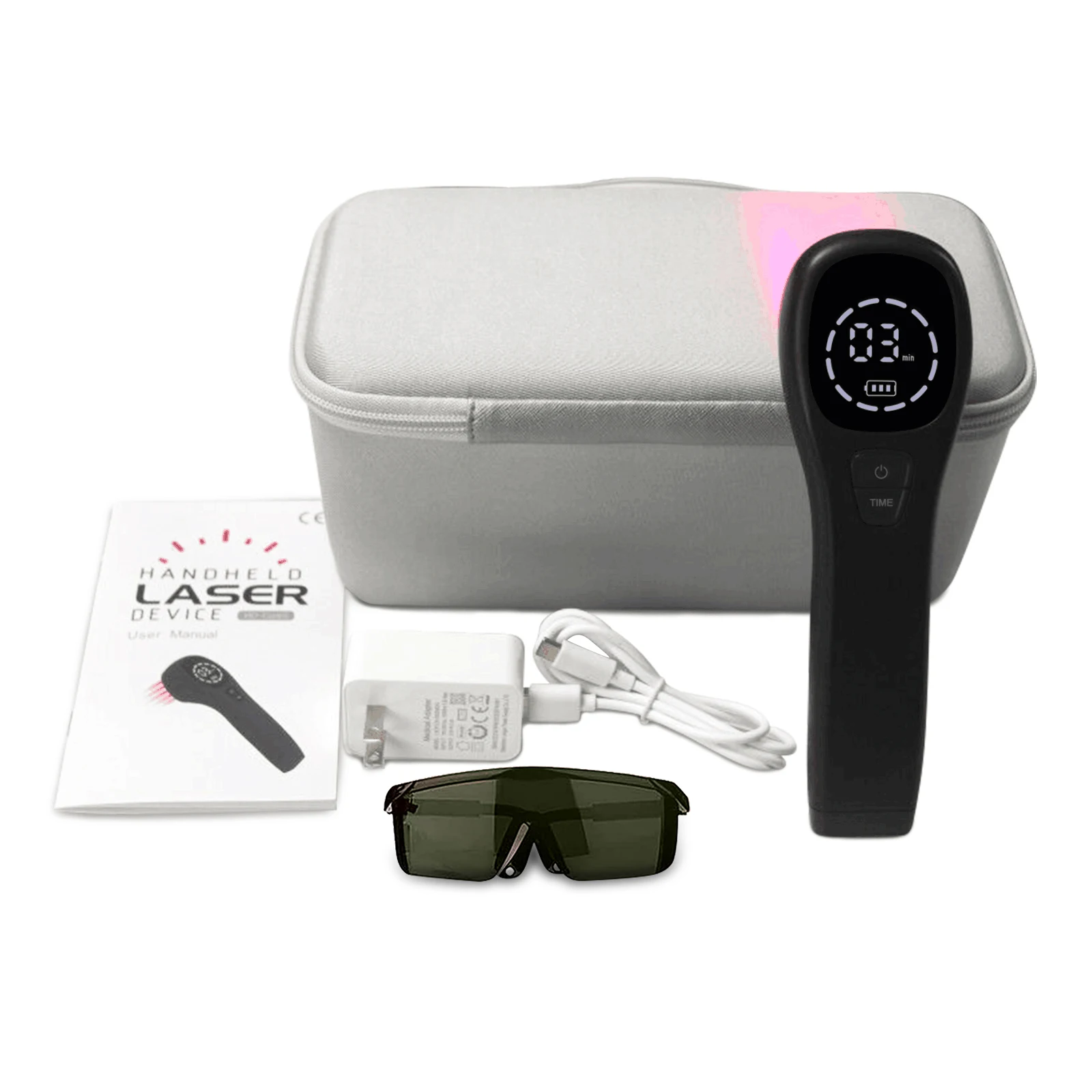 LLLT Cold Laser Therapy Device 650nm 808nm Sport Injuries Sciatica Heel Spurs Neck Pain Relief Pet Red Light Therapy Glasses