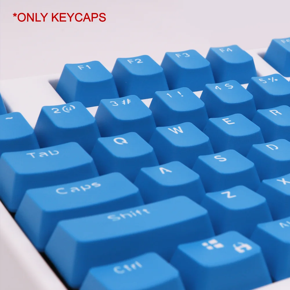 Keycaps for Mechanical Keyboard Dark Blue OEM Profile Height ABS 104 Keys 60% 68% 80% 104 Keyboard Anne Pro 2 GK61 SK61 PC Game