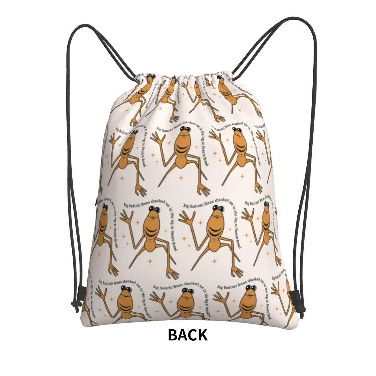 Marcus The Worm Robert Help Meme Brain Rot Backpacks Portable Drawstring Bags Sundries Bag Book Bags for Man Woman Students