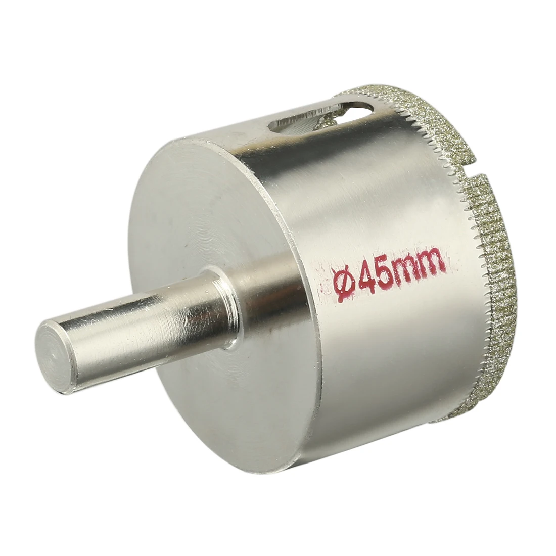 45 มม.เพชรเคลือบแก้วรูเจาะ Bits สําหรับกระเบื้องเซรามิคหินอ่อน Rock Porcelain ขวดหม้ออิฐ