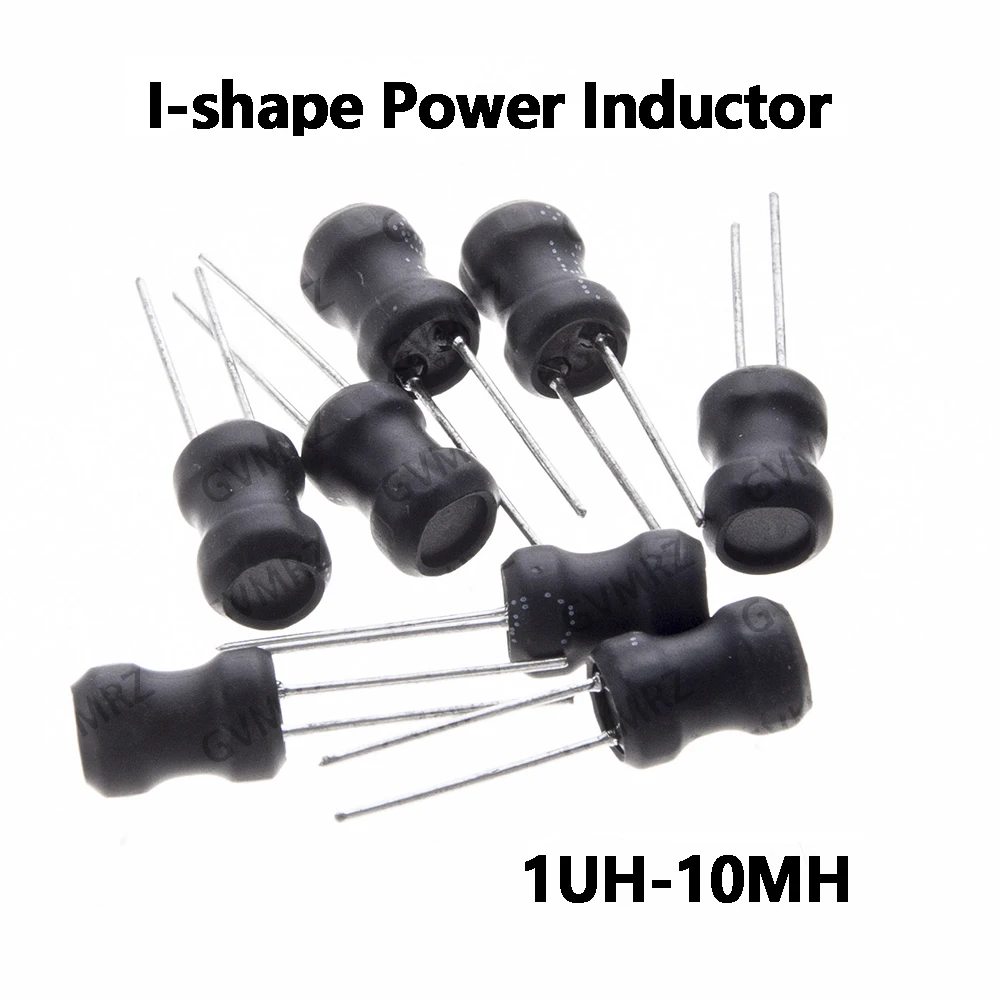 10PCS 100uh 68 2.2MH 150UH 0608 6x8mm 3.3MH 4.7MH 10MH I-shape Power Inductor Inductance 1MH 220 330 470 uH Copper Coi  68uh 10