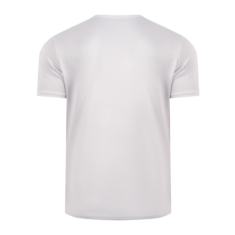1/2-Piece Men's Summer Black And White Solid Color Quick Drying Sports Short Sleeved Loose And Breathable Sports Running Trend