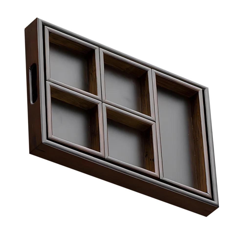 

1 set 1 Set Serving Household Snack Bread For Wooden Serving Tray Fruit Nut Dessert Tea Room Party Decorative Tray