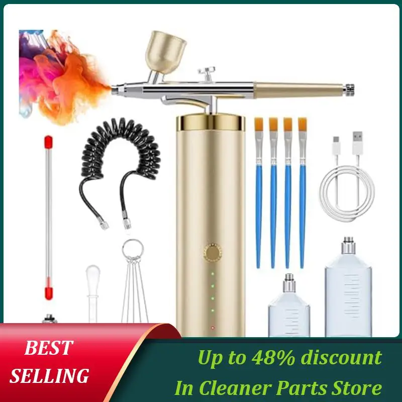 

Удовлетворительный набор аэрографов Портативный аэрограф с компрессором Ручной набор аэрографов Идеально подходит для комплексных задач, таких как татуировки/маникюры