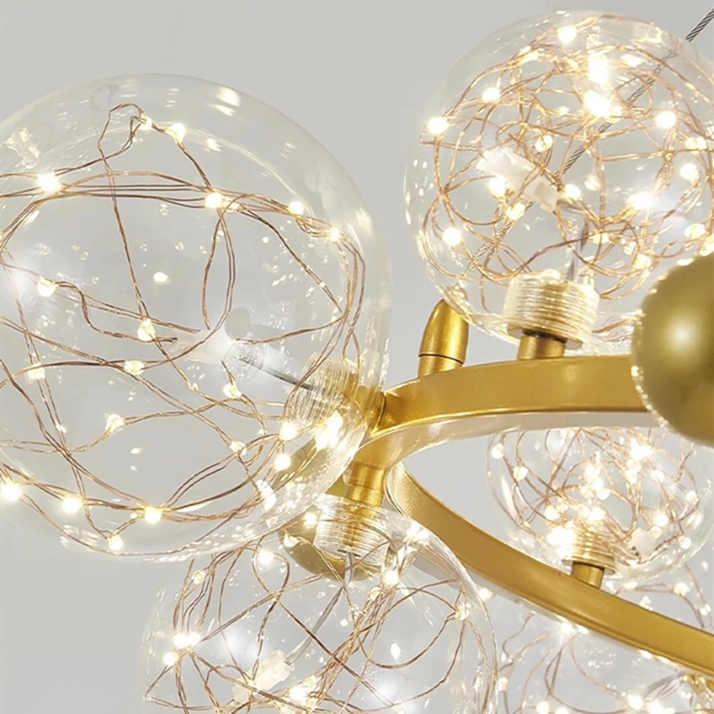 Full Sky Star chandelier led light string replacement accessories 18V 24V 3M 6M source low-voltage strip three-color changing