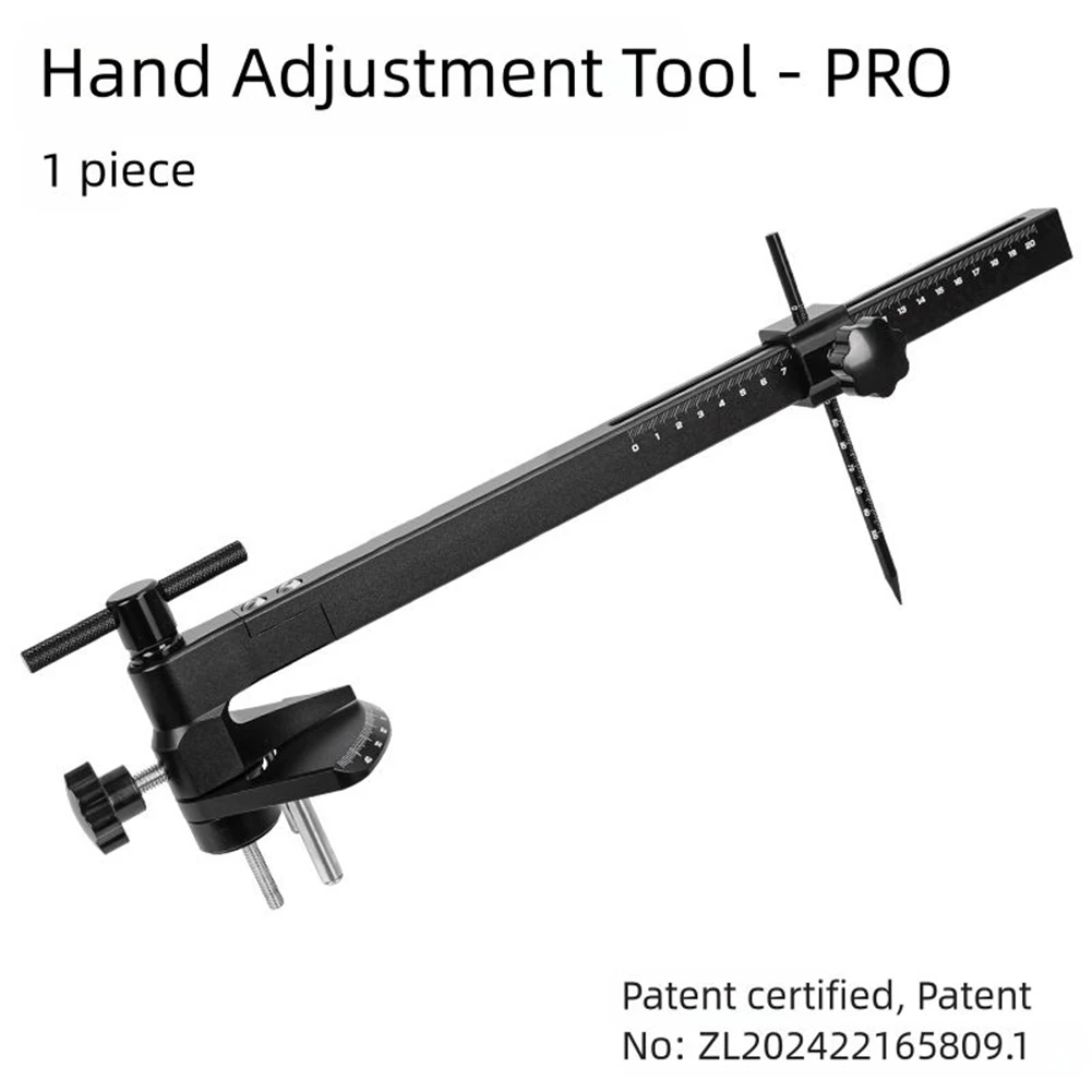 

Adjustable front shifter lever tool for road bike handlebars with precise symmetrical angle adjustment and compatibility