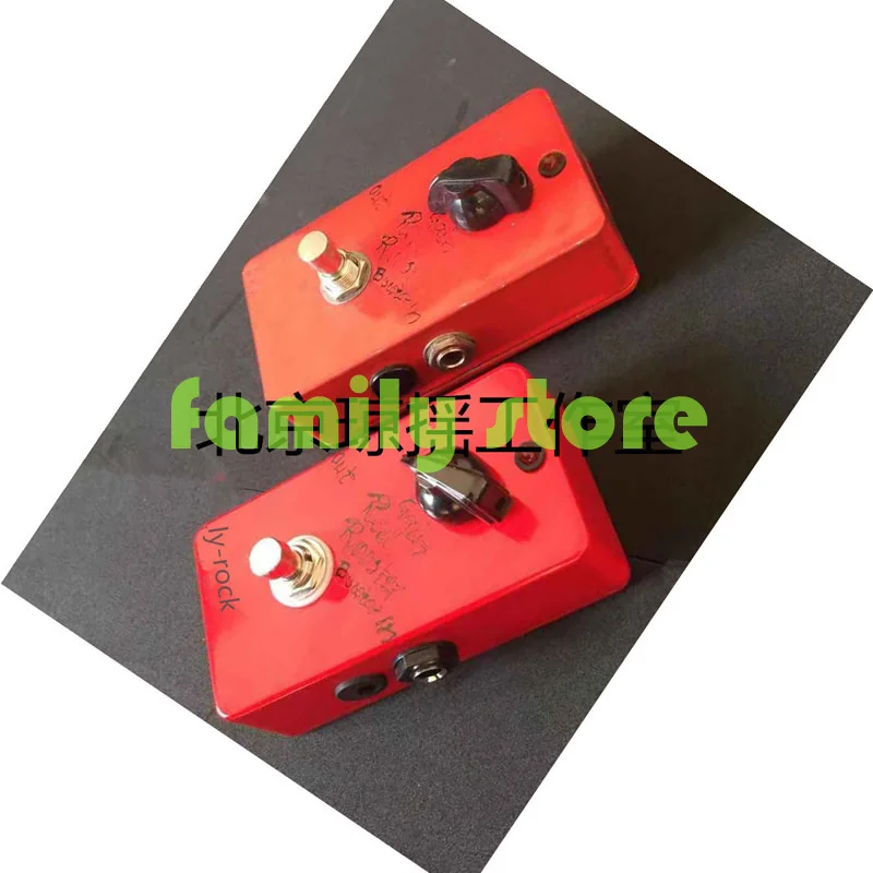 

Hot sales！crystal clear, dynamic enough Handmade ly-rock RED ROOSTER BOOSTER fader rock stomp Effector