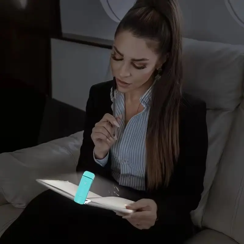 WILD BRIGHT Mini Clip- Eye Protecti Lamp, Portable Study Rechargeable Dormitory Night Light, Reading Book Clip Light