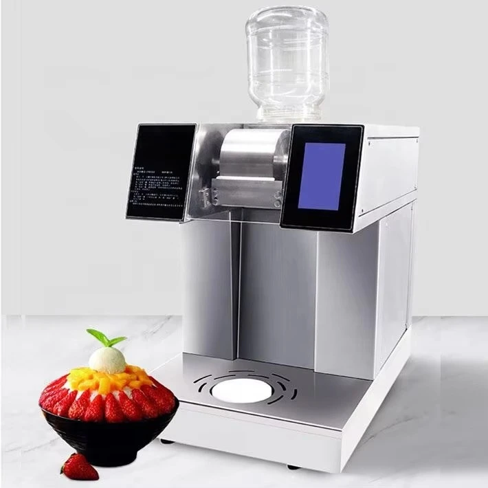 For Automatic Small Korean Bingsu Ice Crusher & Shaver Machine with Milk/Fruit/Water for Sale 110V/220V