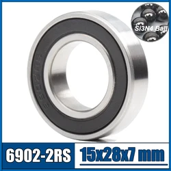 6902 Hybrid Ceramic Bearing 15*28*7 mm ABEC-1 1PC Bicycle Bottom Brackets & Spares 6902RS Si3N4 Ball Bearings For DT Swiss 350