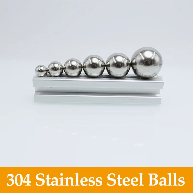 New 304 Stainless Steel Balls 2 4 6-20mm Solid Smooth Bearing Steel  Spherical Bead Ball for MTB Kids Bike Scooter Skate Bearing