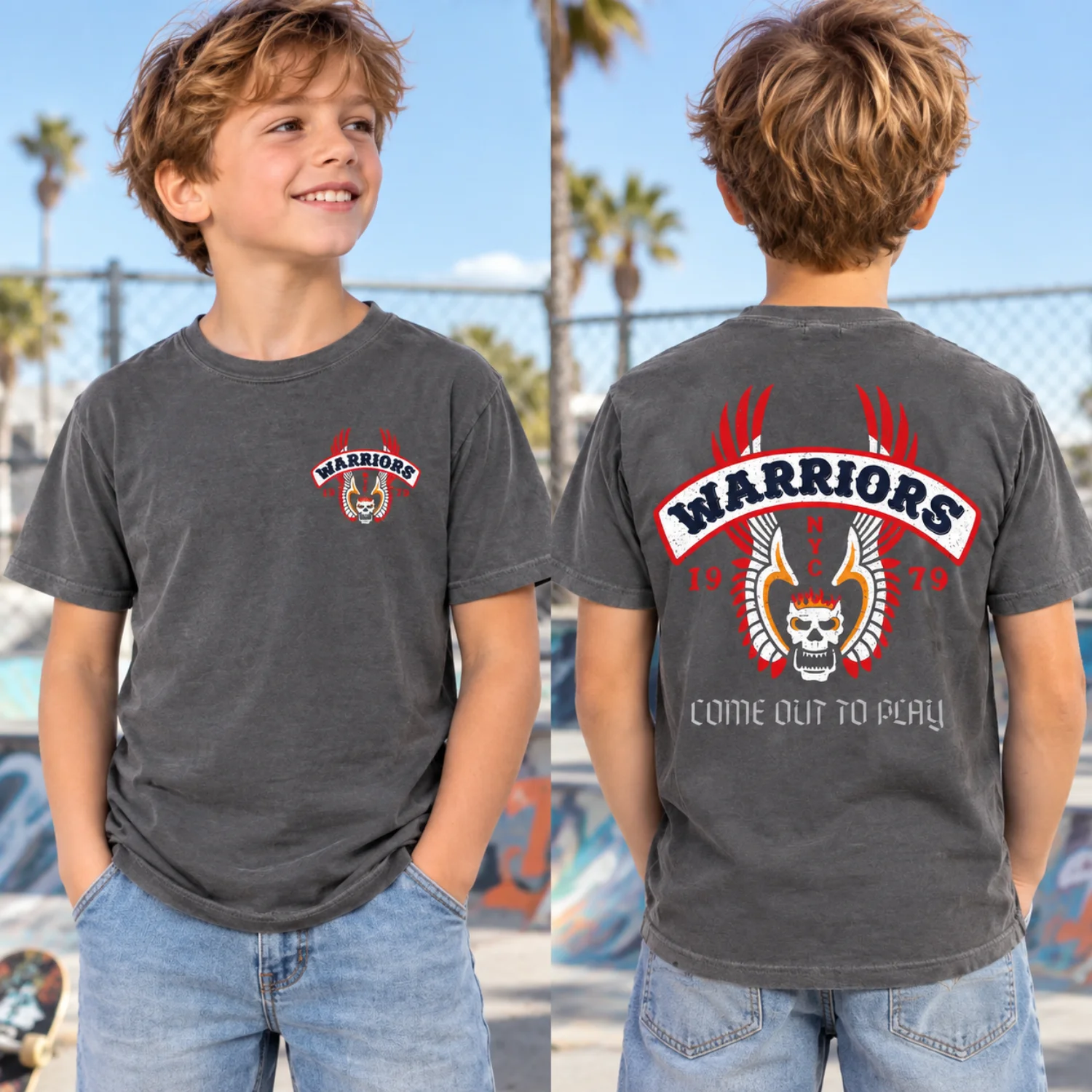 2026 Men Women Kids The Warriors Come Out To Play 1979 Comfort Colors T-Shirt,Two Sided Cult Movie Tee,Retro Warriors Fan Gift