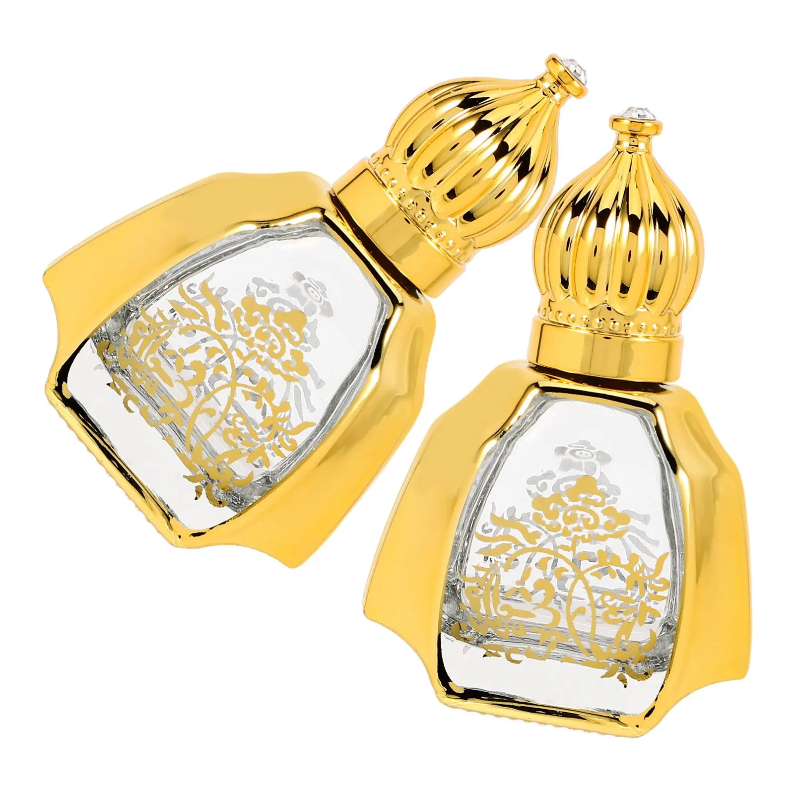 

2 шт. парфюмерные бутылки с эфирным маслом Будды, шариковые стеклянные бутылки для путешествий с маслом