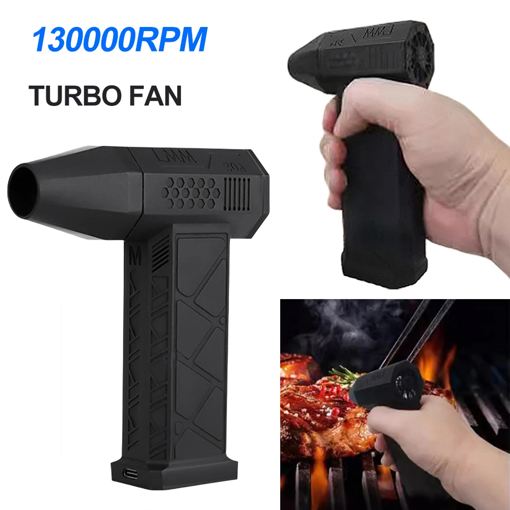 X3 Violent Fan Brushless Turbo Jet Blower 130000RPM Air Blower Electric Air Duster Rechargeable Turbo Violent Blower Car Cleanin