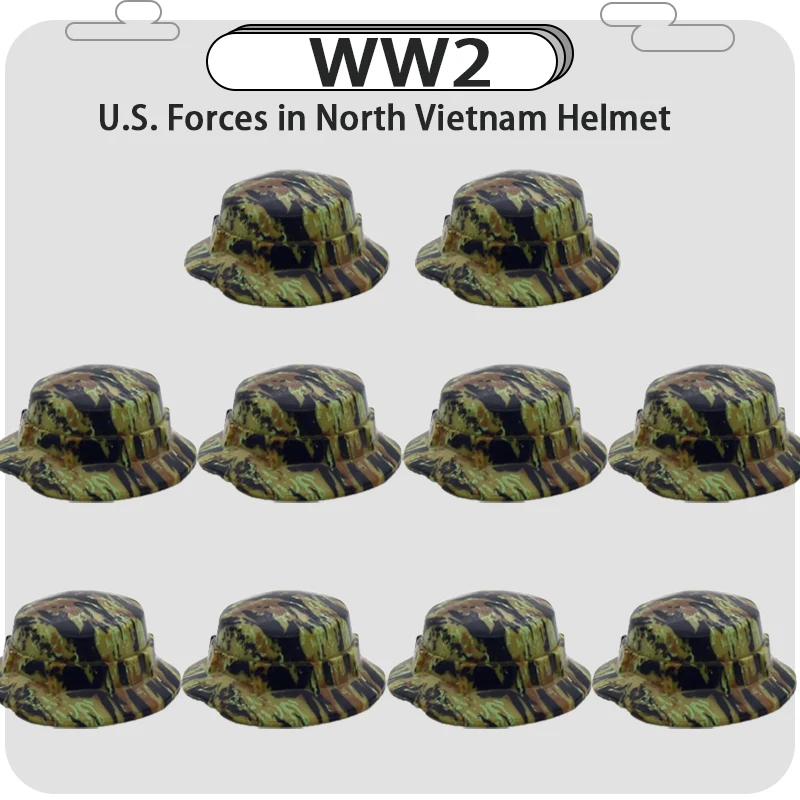 WW2 Militaire Accessoires Bouwstenen US Ranger Italië Duitse Britse Leger Soldaat Figuren Gun Helm Bakstenen Verjaardagscadeautjes