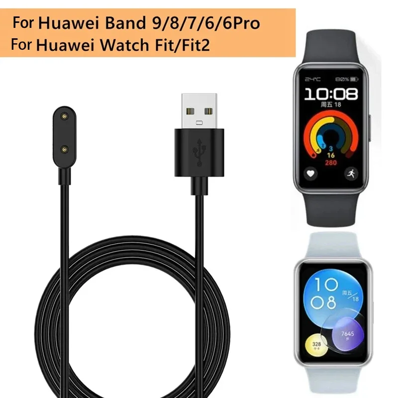 Wireless Charger Cable Station for Huawei Watch Band 9 8 7 6 Pro Fit 2 3 Honor Smart Watch Dock USB Type C Fast Charging Adapter