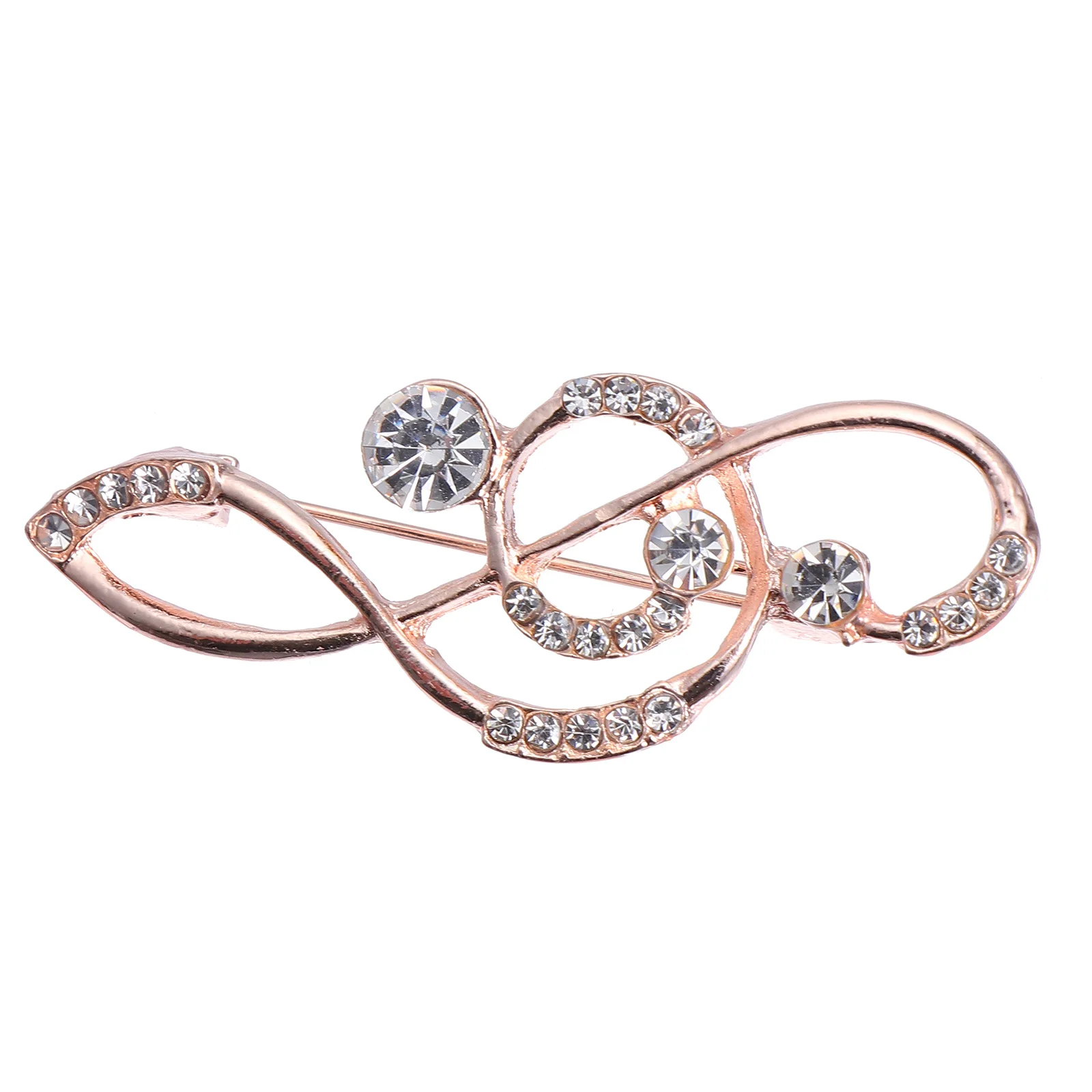 Broche à boucle de taille cloutée en diamant, 1 pièce, à la mode, pour vêtements décoratifs élégants, broches décoratives à Clip pour femmes et filles