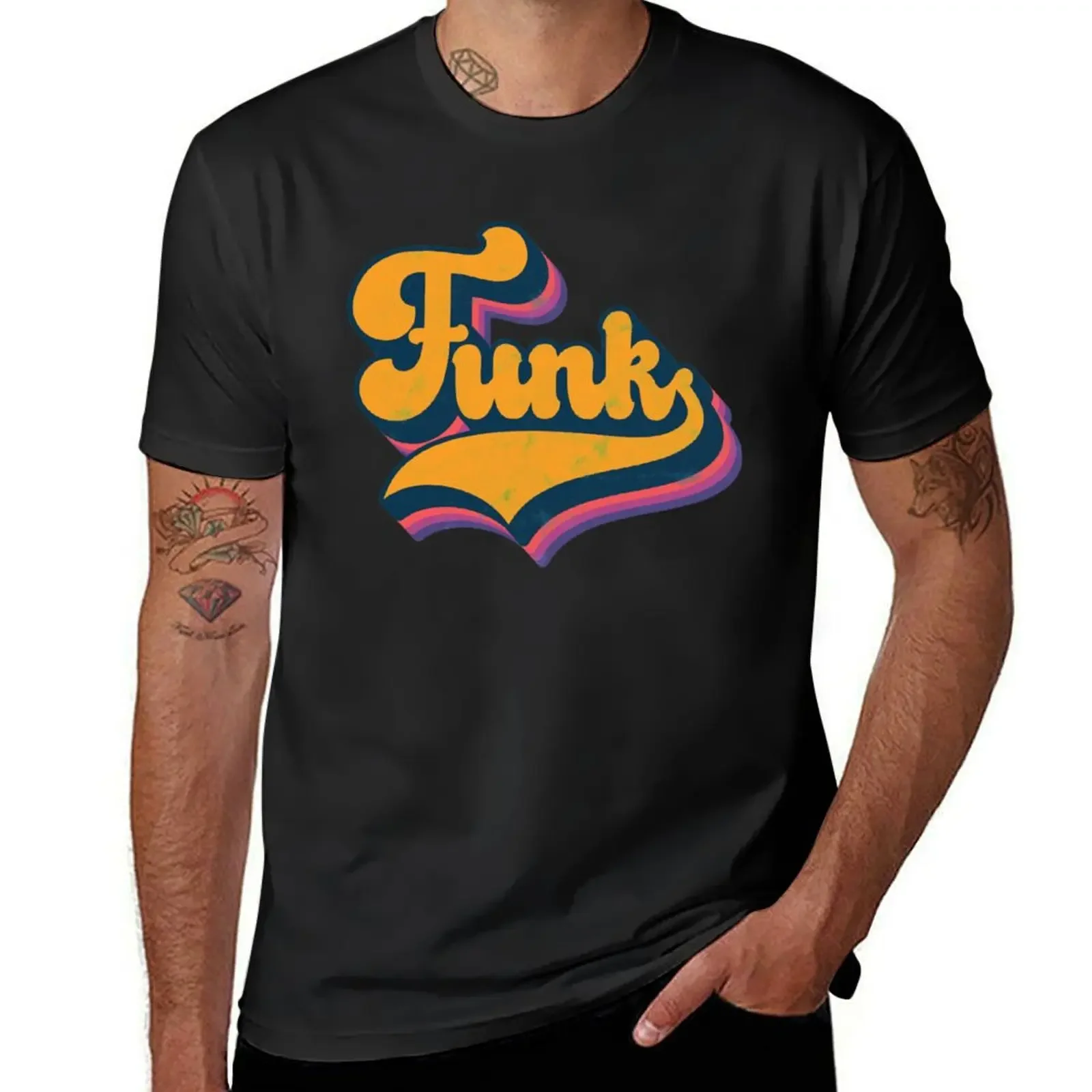 

FUNK for Funk Music Fans T-Shirt summer clothes anime black t shirts for men