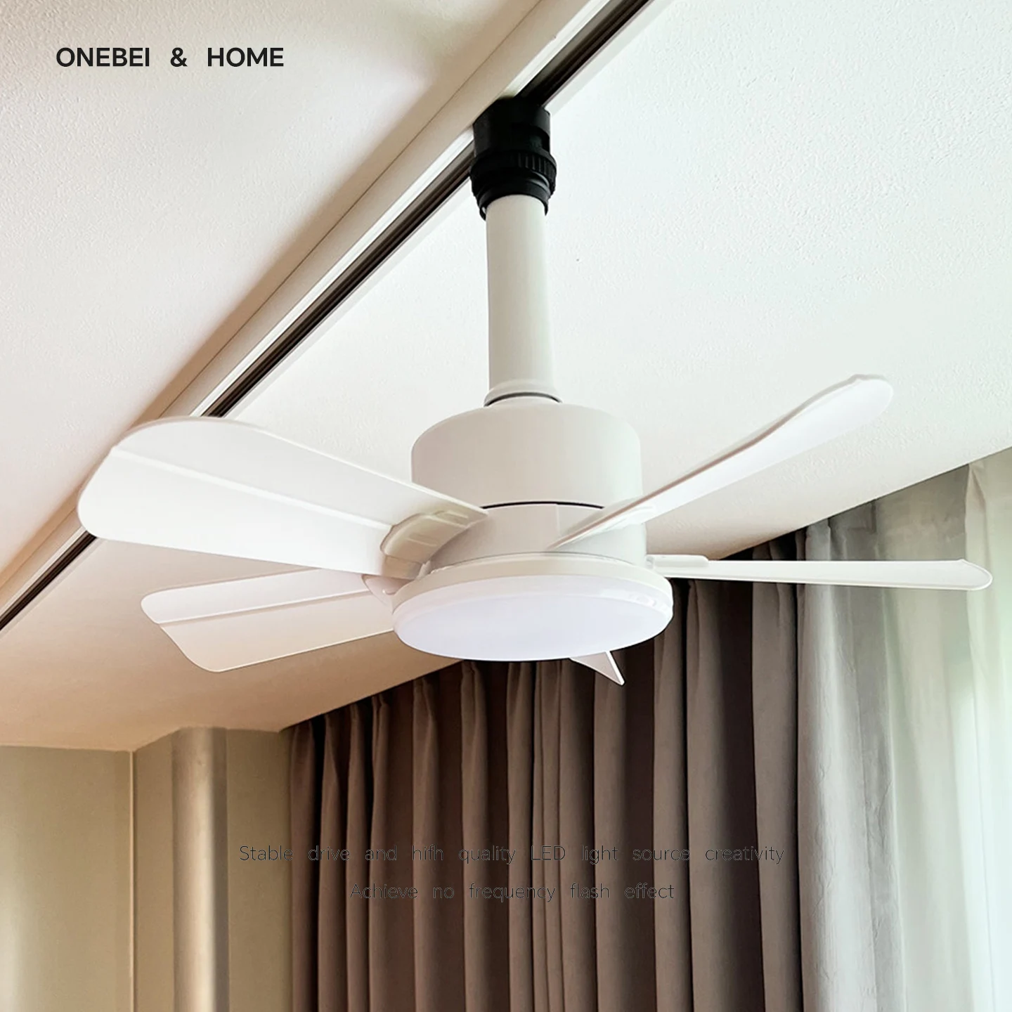مروحة سقف حديثة بإضاءة LED قاب - مراجعة Smart Ceiling Fan وسعره