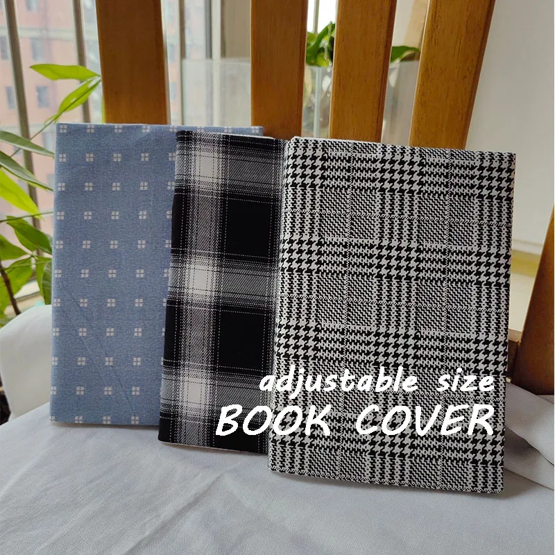 Grid style，A5 Or Customizable Size Adjustable Book Cover