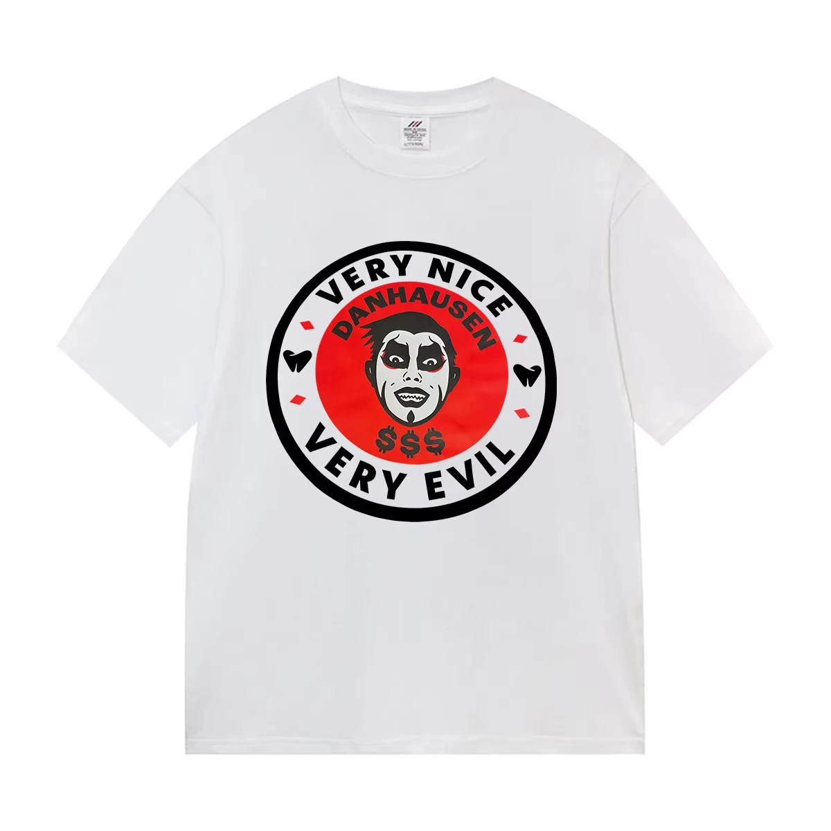 Danhausen Very Nice Very Evil 2026 Graphic T Shirts Men's Vintage O-Neck Clothing Fashion T-shirt Gothic Oversized Cotton Tshirt