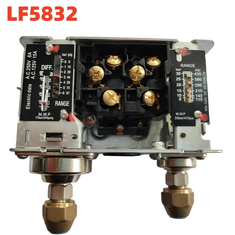 LEFOO 220V Refrigeration Pressure Swtich Pneumatic Protector for High Low Pressure controller