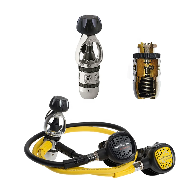 Dive Equipment Scuba Diving Regulator Set With Air Pressure Gauge