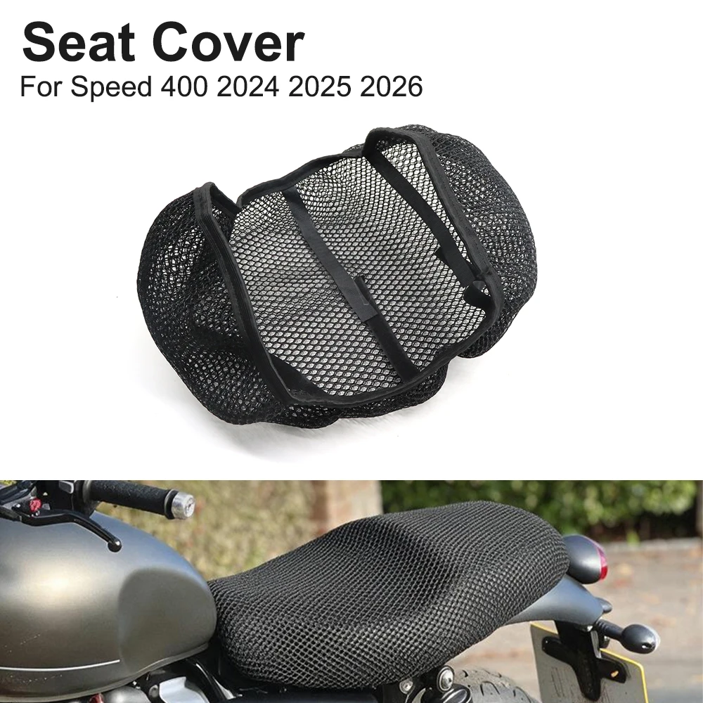 Motorcycle Seat Cover Seat Breathable Heat Insulation Protect Cushion For Speed400 Speed 400 Speed-400 2024 2025 2026