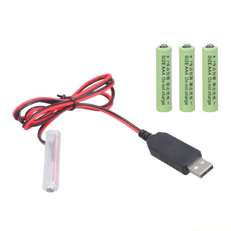 M5TD USB5V to 6V Power Supply Cable Simulating 4x 3A Batteries for Electronics
