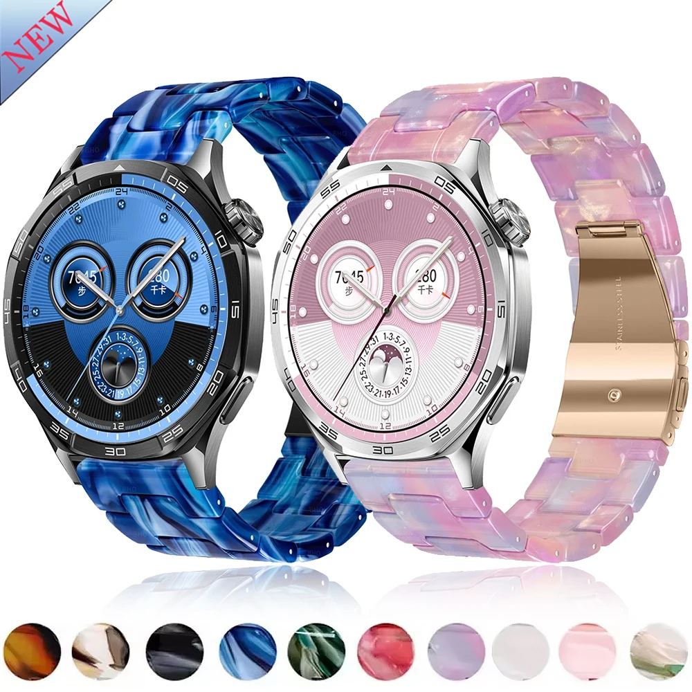 

Ремешок из смолы для Huawei Watch 5/4/GT6/GT5/GT4, 46 мм, браслет-браслет для Amazfit Balance 2/Active 2/Samsung Galaxy Watch 7 6 5 4
