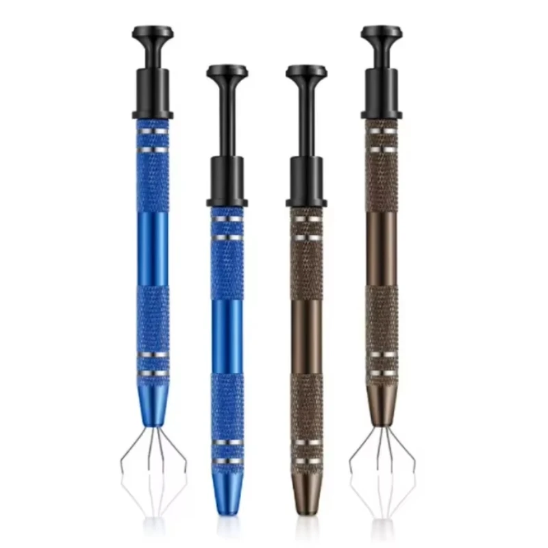 4-Claw IC Chip Extractor Remover Precision Electronic Component Grabber Pick up Puller Tool for Repair of Nuts And Small Parts
