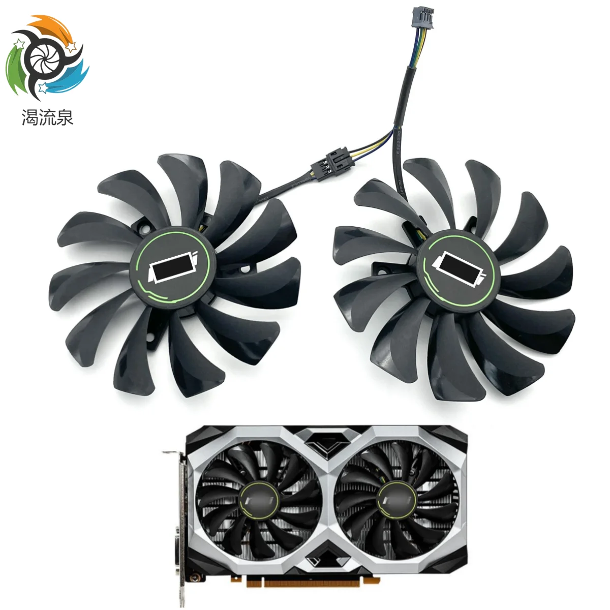 Nowy wentylator GPU 85MM HY-D09010SH HA9010H12F-Z do kart graficznych MSI GeForce GTX 1660 1660TI RTX 2060 VENTUS