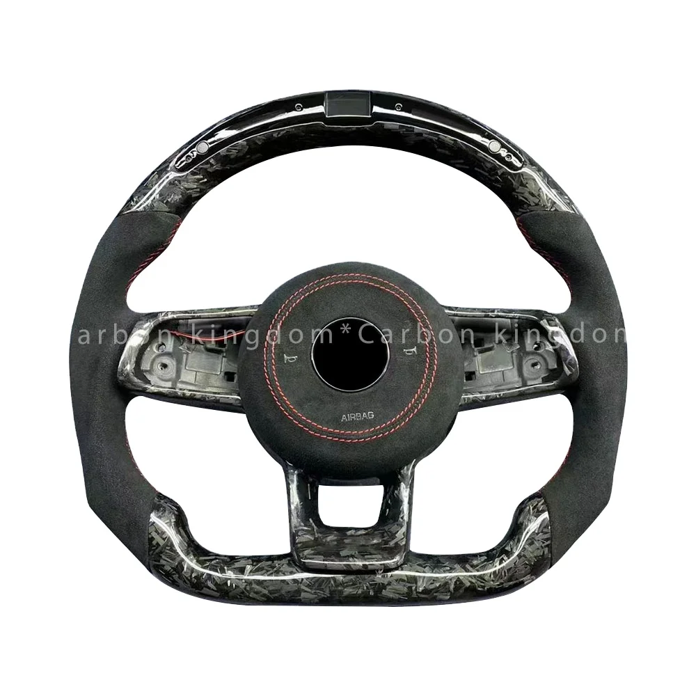 Sports Style Car Steering Wheel For  Mk6 MK7 Forged Carbon Steering Wheel Golf 7 Golf 7.5 GTI R