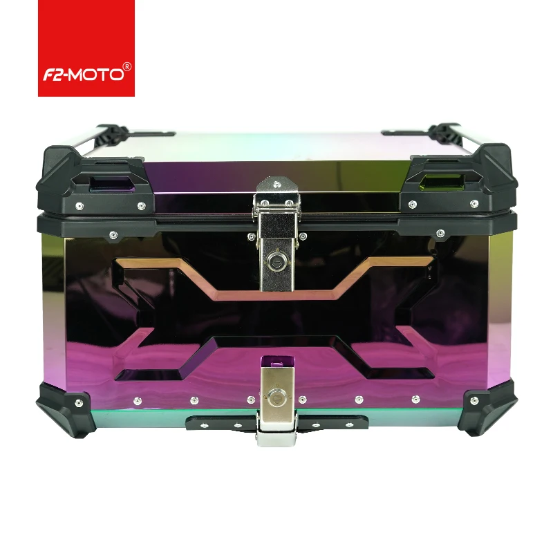 

Modification 65L-X Colorful Carrier Box Aluminum Alloy Top Box for Motorcycle Tail