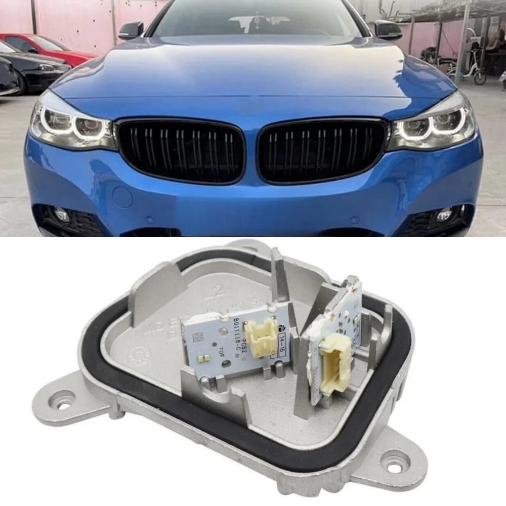 New DRL Module for 2017 BMW F34 GT LCI 318d 320d 320i 330d 340i Non-Adaptive LED Headlight Daytime Running Light 63117470425