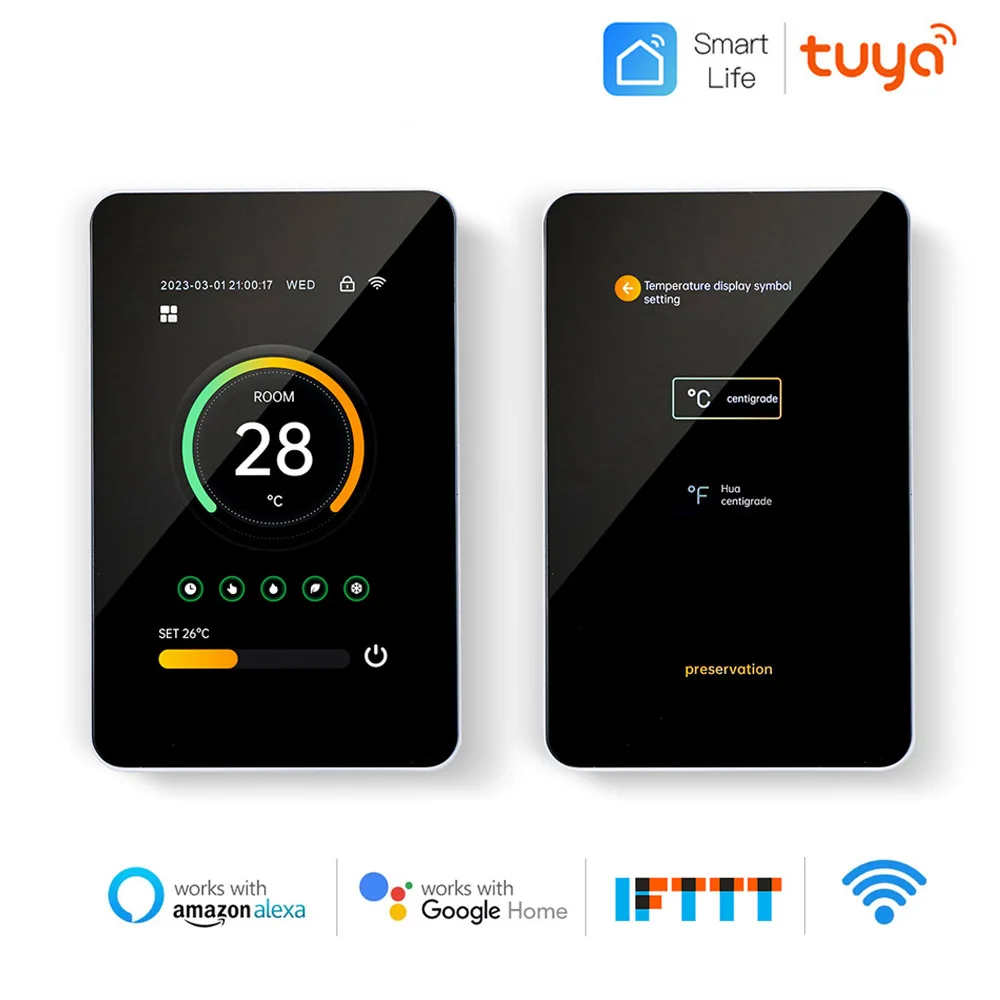 

Tuya Smart Life Wifi Thermostat Wifi Heating Smart Temperature Controller for Gas Boiler Warm Floor Heating Alexa Google