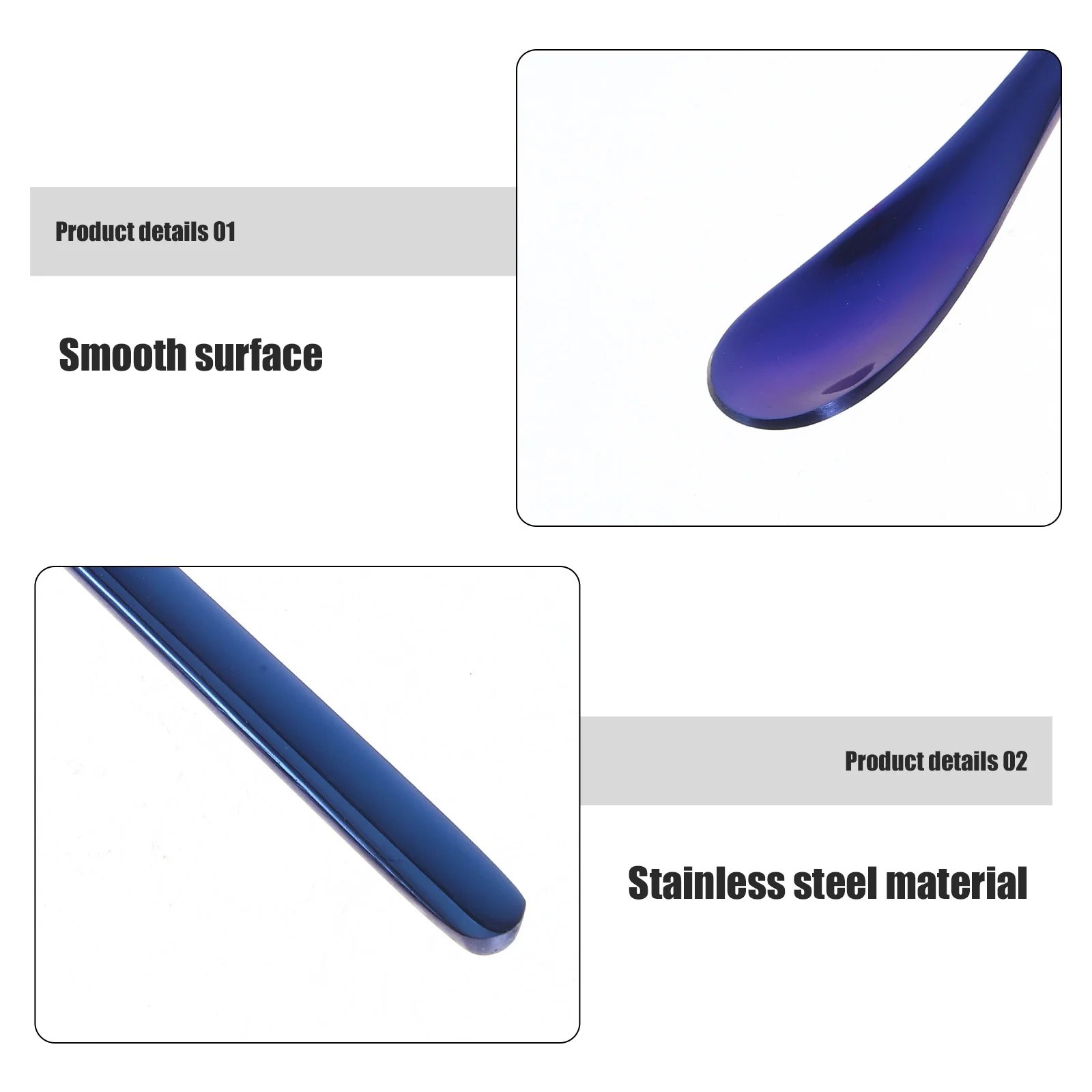 ช้อนป้อนอาหารสัตว์เลื้อยคลานโลหะแข็งแรง 2 ชิ้น ใช้งานสะดวก ช้อนตักอาหารกิ้งก่า ช้อนป้อนอาหารสัตว์เลื้อยคลาน ช้อนตักอาหารสัตว์เลี้ยง