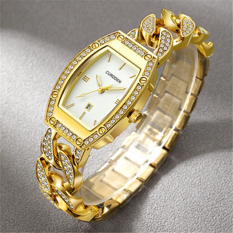 New Women's Watches Luxury Rhinestone Fashion Ladies Calendar Quartz Wristwatches Female Clock Relogio Feminino Drop Shipping