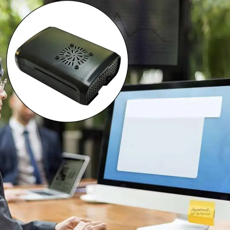 Case U2JE ABS для RPI 5 с охлаждающими вентиляционными радиаторами для охлаждения охлаждающих вентиляторов для охлаждения RPI5