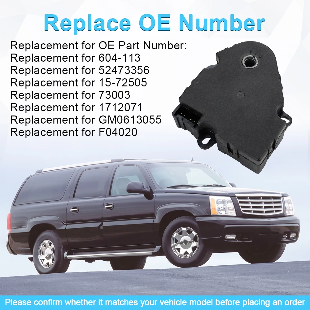 

FISHBERG 52473356 604-113 Привод двери смеси HVAC для Chevy Silverado 1500 2500/Avalanche/Suburban/Tahoe GMC Sierra 1999-2002 годов