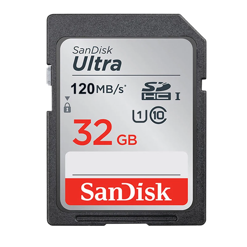 SanDisk Extreme PRO SD Card 32G 64G 128G 256G SDHC SDXC UHS-I C10 100M/s-200MB/s U3 Memory Card Support V30 4K for Camera/DV/SLR