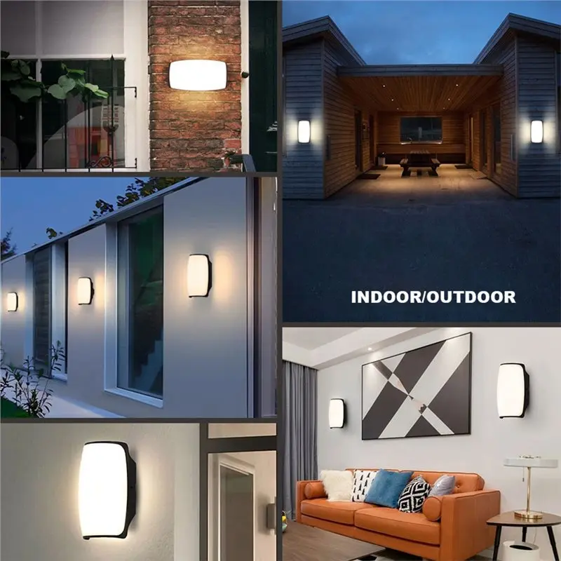 AA76-Waterproof Outdoor LED Wall Light IP65 Rating For Outdoor Lighting Systems Lamp Installation