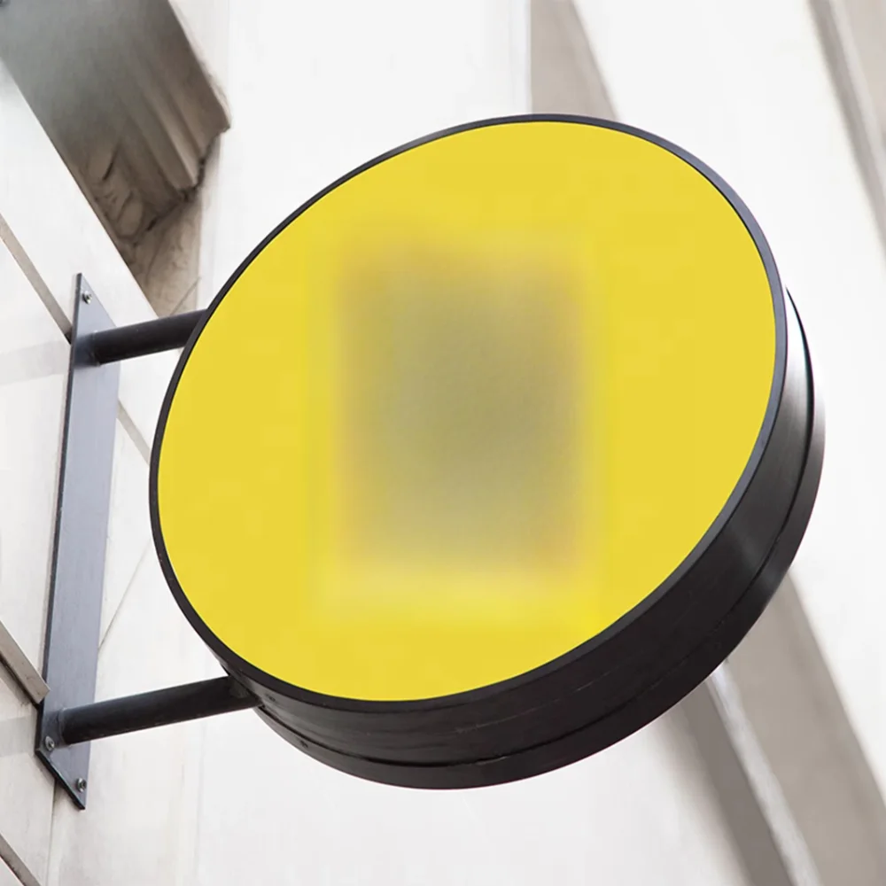 Popular Led Advertising Non Rotating Light Box 3d Advertising Boards Projecting Sign Illuminated Lightbox Signage