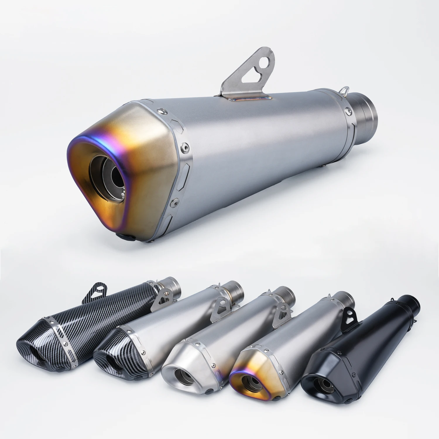 

Универсальный мотоциклетный глушитель 51 мм с DB-киллером, гоночная выхлопная система для Z900, SV650, R3, ZX6R, ZX10R, MT07, CBR500R, F900R