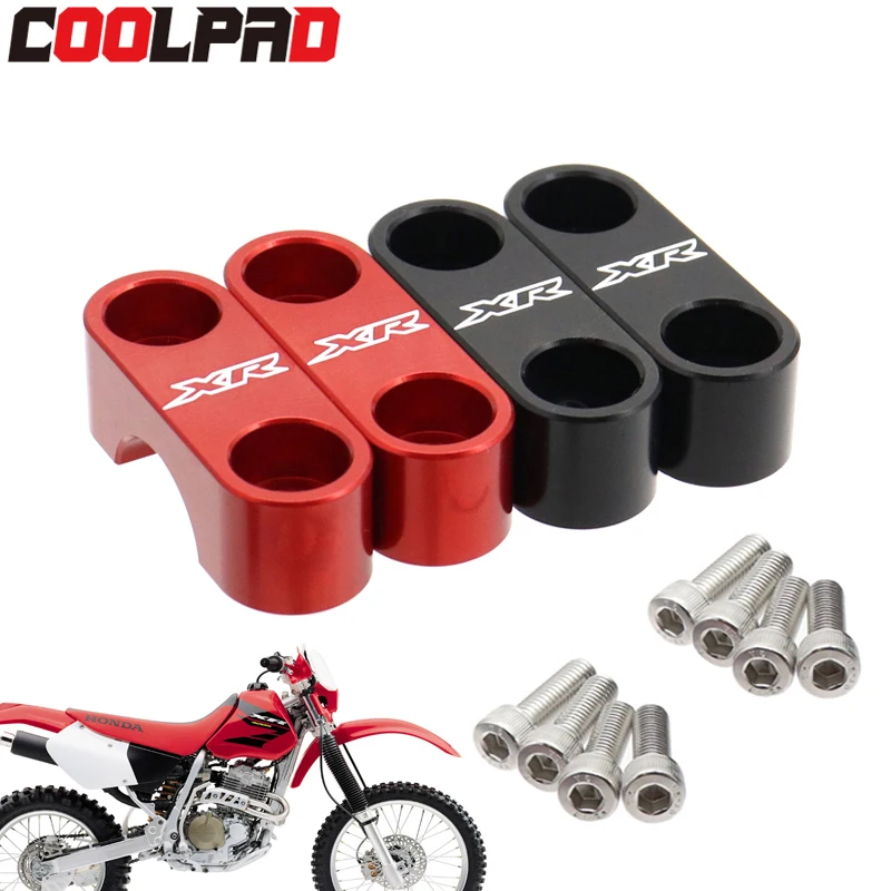 Handlebar Clamp Cover Motorcycle CNC Bar Top Clamping For HONDA XR650 XR400 XR250 XR230 Motard XR 650L 650R 400R 250R 250L 200R