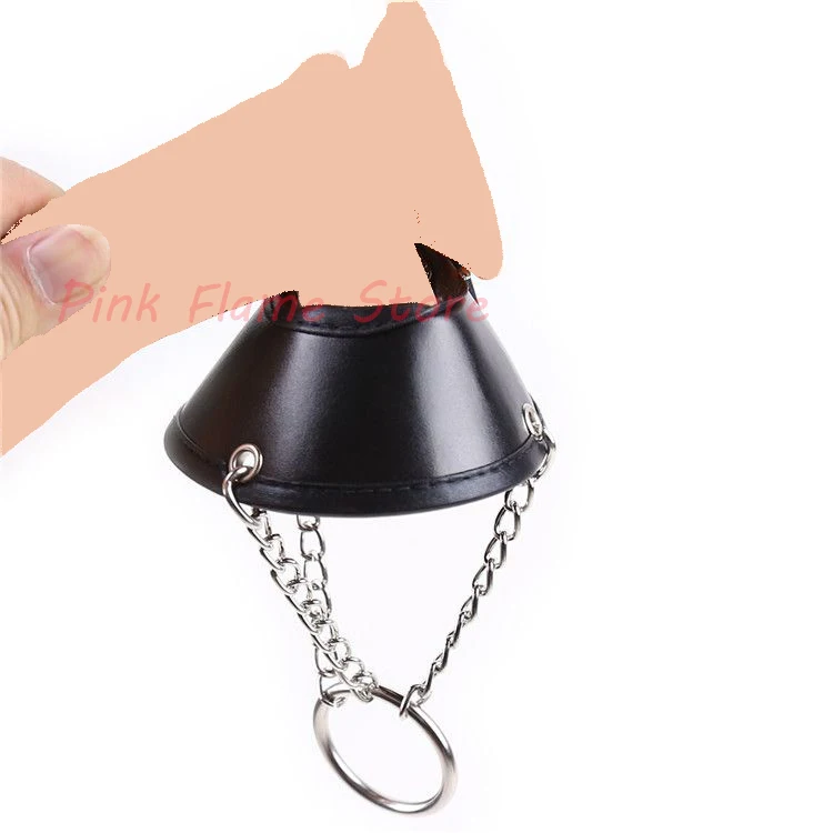 بو الجلود المظلة الصفن الخصية نقالة لعبة الجنس للرجال العفة قفص مع المقود الكرة نقالة الصفن ملزمة القضيب الدائري